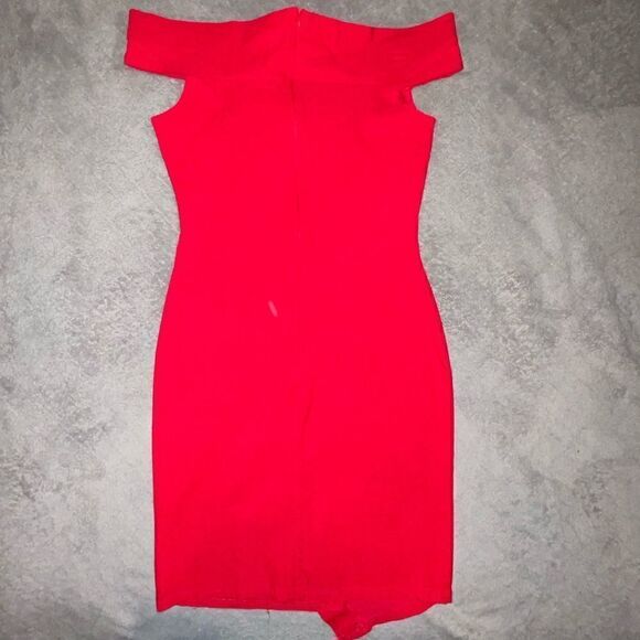 Love Culture Sexy Off Shoulder Red Dress - Picture 5 of 11